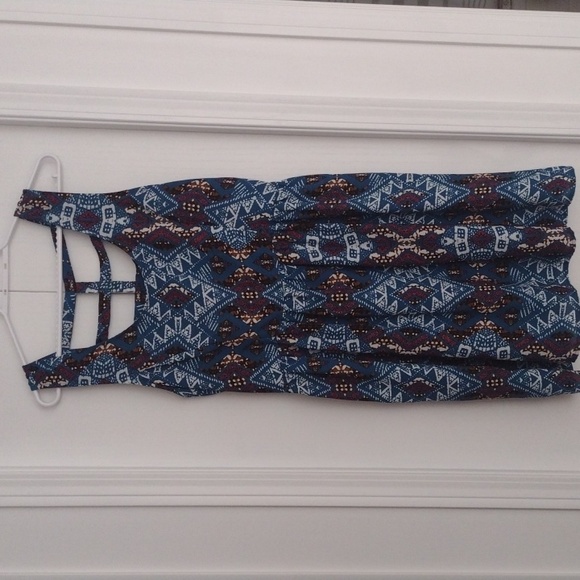 Aztec Teal Dress XL (But fits more a large) NEW - Picture 1 of 9